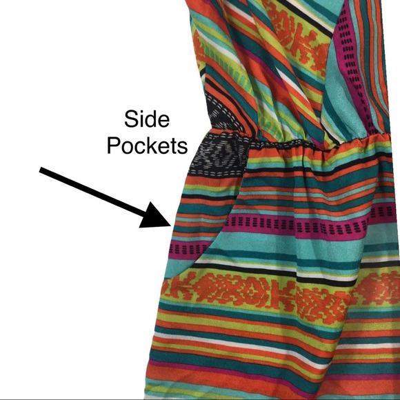 New Peppermint Trendy Boho Chic Beach Dress S - Picture 4 of 6